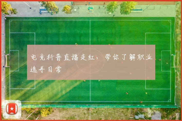 电竞科普直播走红，带你了解职业选手日常